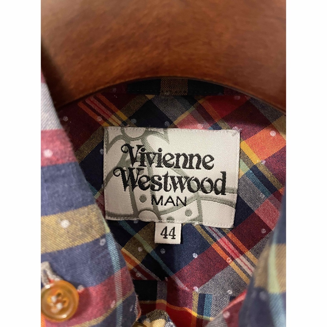 Vivienne Westwood Man 長袖シャツ　チェックシャツ　水玉