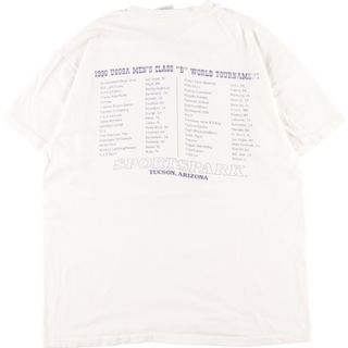 80年代 ヘインズ Hanes SAS INSTITURE アドバタイジングTシャツ USA製 メンズL ヴィンテージ /eaa350367