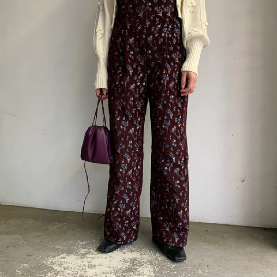 Mame Floral Jacquard Jumpsuits サイズ2