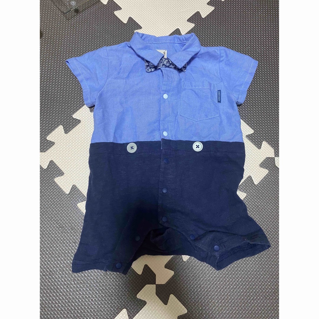 petit main(プティマイン)のpetit main 男の子　正装　祝い着　スーツ　ロンパース　80 キッズ/ベビー/マタニティのベビー服(~85cm)(ロンパース)の商品写真