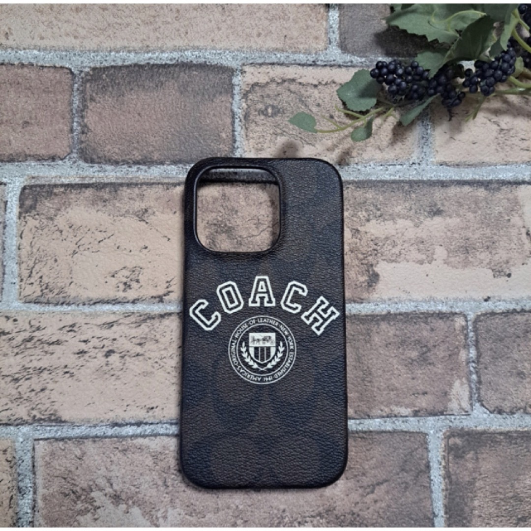 COACH(コーチ)のCOACH コーチ iPhoneケース カバー iPhone14 Pro スマホ/家電/カメラのスマホアクセサリー(iPhoneケース)の商品写真