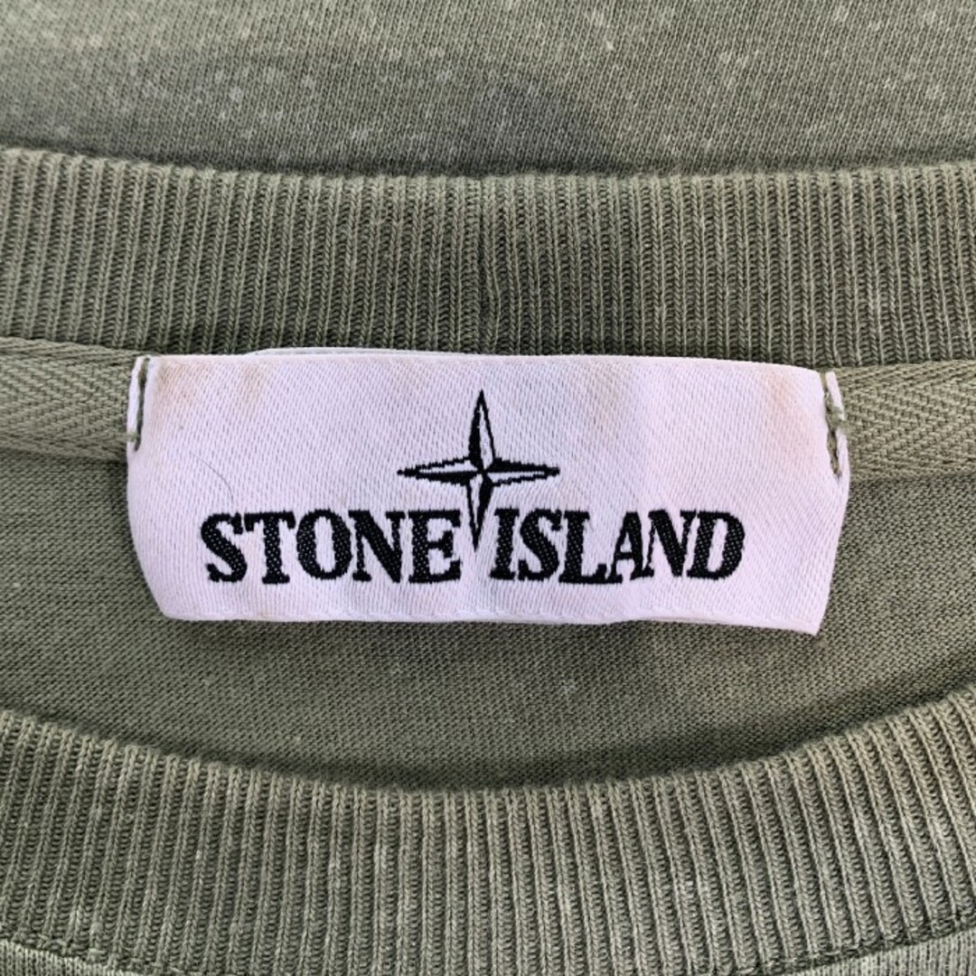 STONE ISLAND ストーンアイランド ロングスリーブ Tシャツ グリーン STONE ISLAND ストーンアイランド ロングスリーブ Tシャツ グリーン