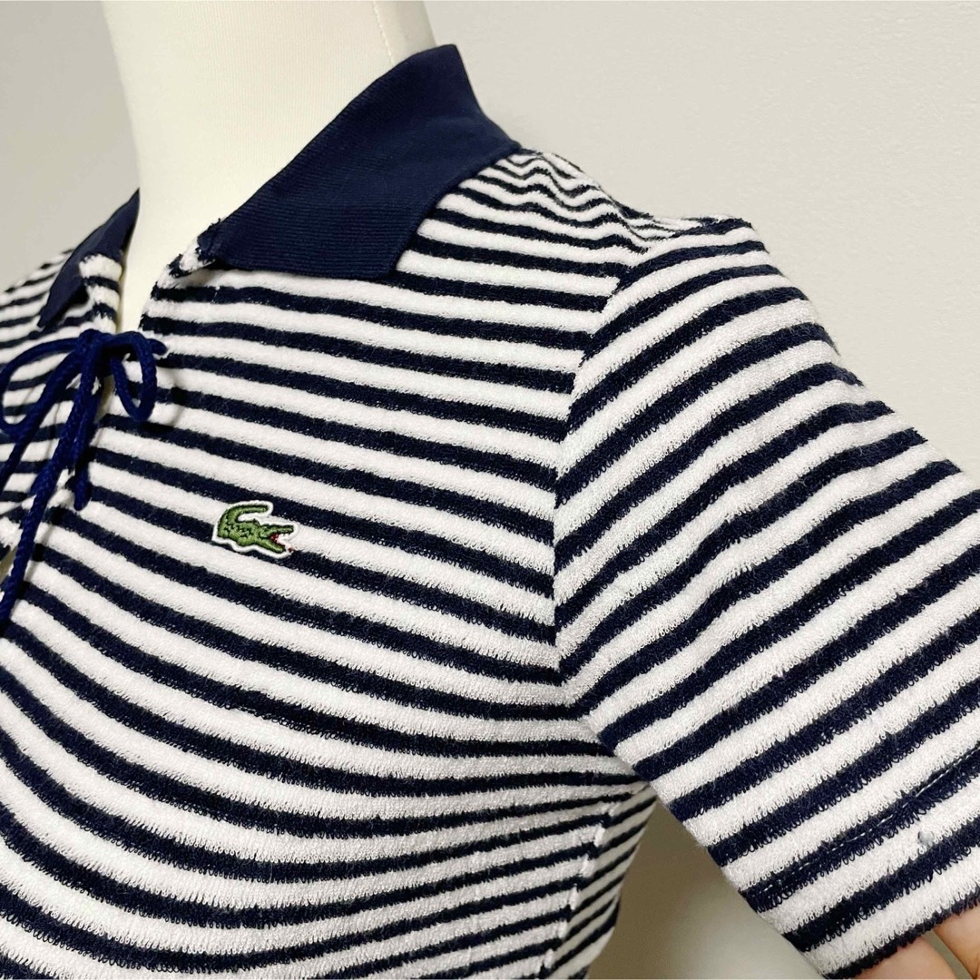 LACOSTE - 【極美品】LACOSTE ラコステ パイル生地 ボーダー