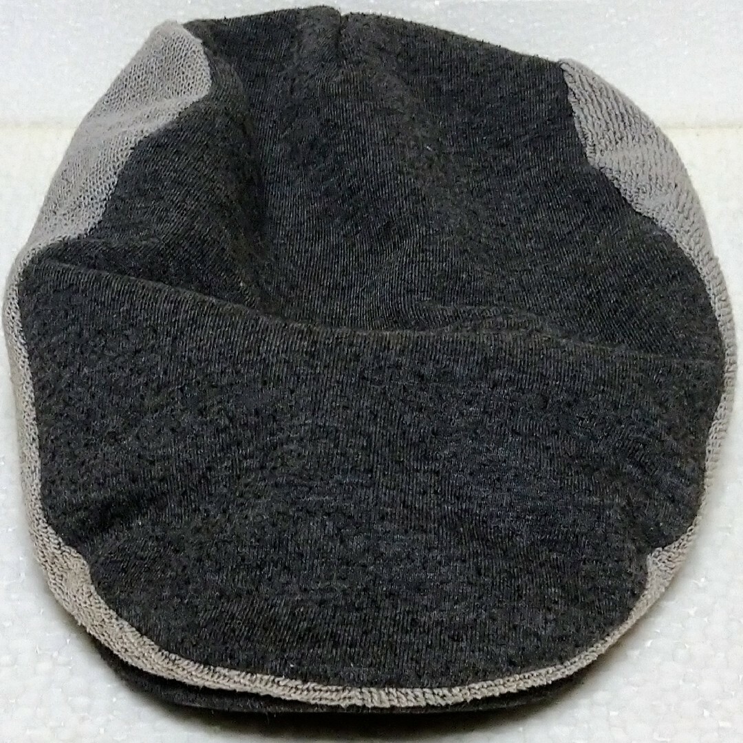 TAKEO KIKUCHI(タケオキクチ)のTK(TAKEO_KIKUCHI)・グレー・ツートン・ハンチング帽 洗濯済 美品 メンズの帽子(ハンチング/ベレー帽)の商品写真