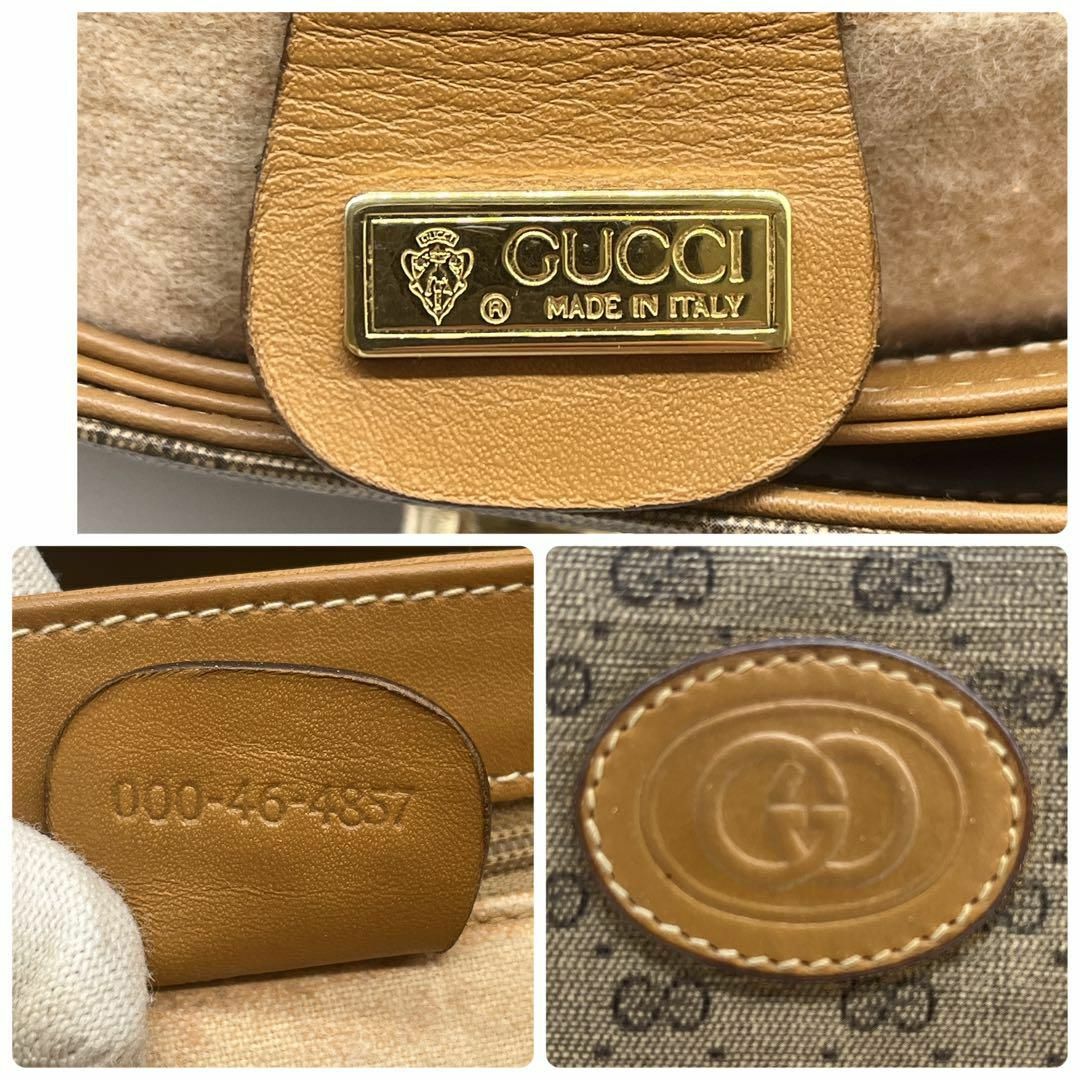 Gucci - 良品 オールドグッチ ヴィンテージ マイクロGG ショルダー ...