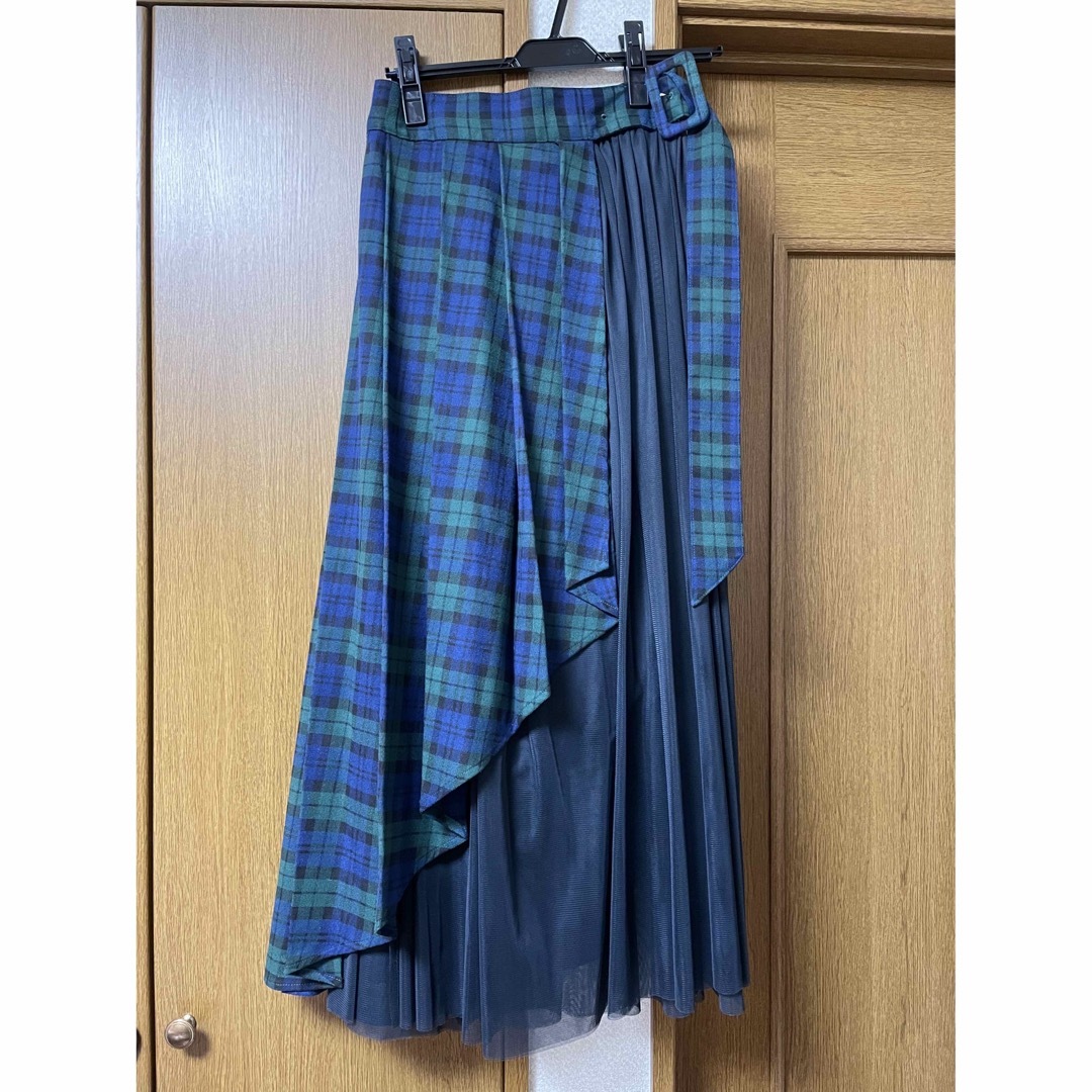 PAMEO POSE(パメオポーズ)のPAMEO POSE   tulle combi wrap skirt. レディースのスカート(ロングスカート)の商品写真