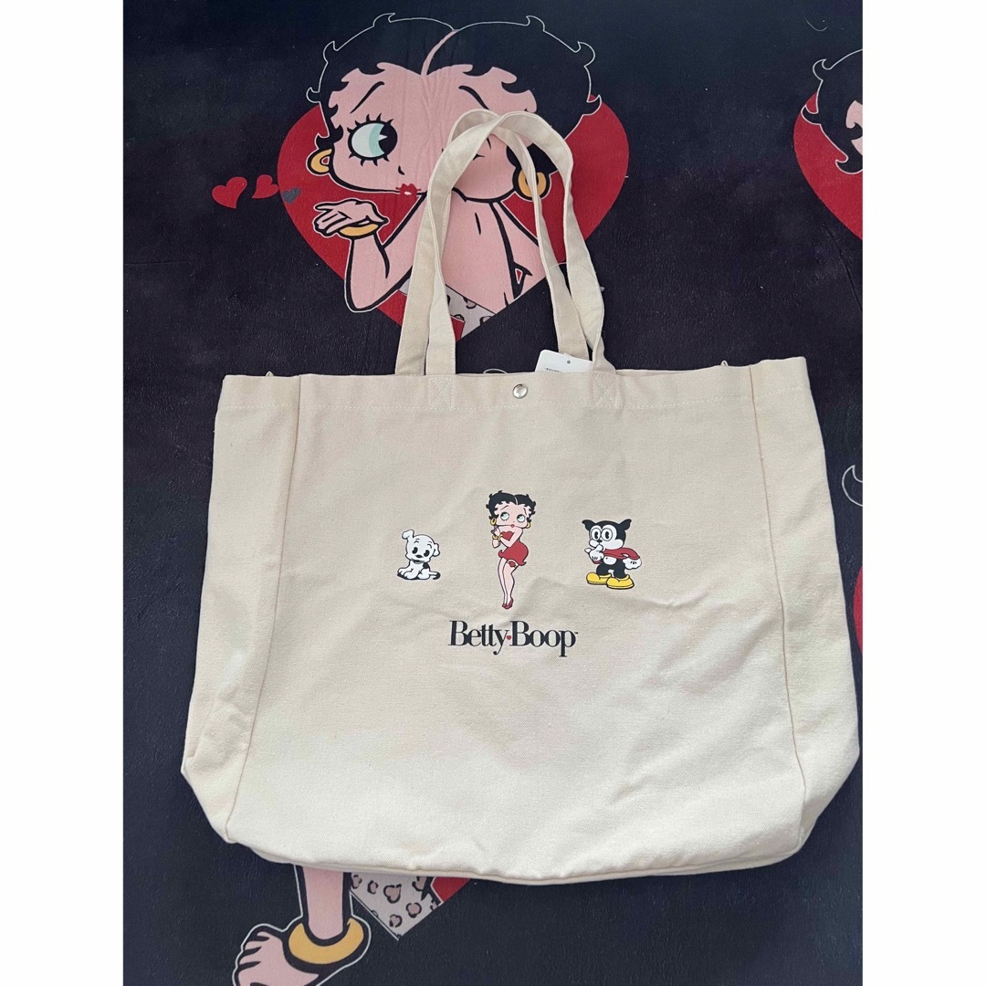 Betty Boop ベティちゃん トートバッグ レディースのバッグ(トートバッグ)の商品写真