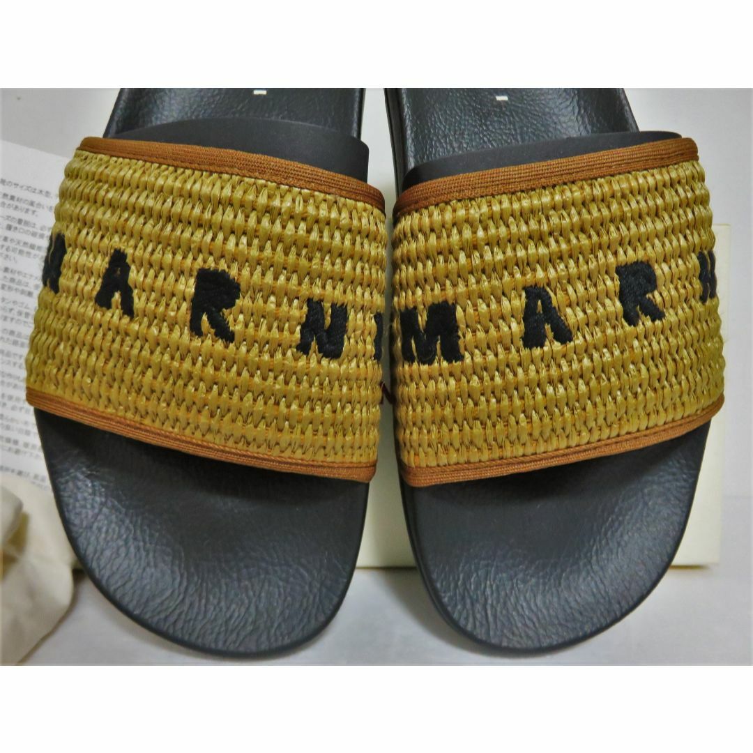 MARNI - 定価6.6万 新品 MARNI スライド サンダル 41 キャメル MARNI - 定価6.6万 新品 MARNI スライド サンダル 41 キャメル