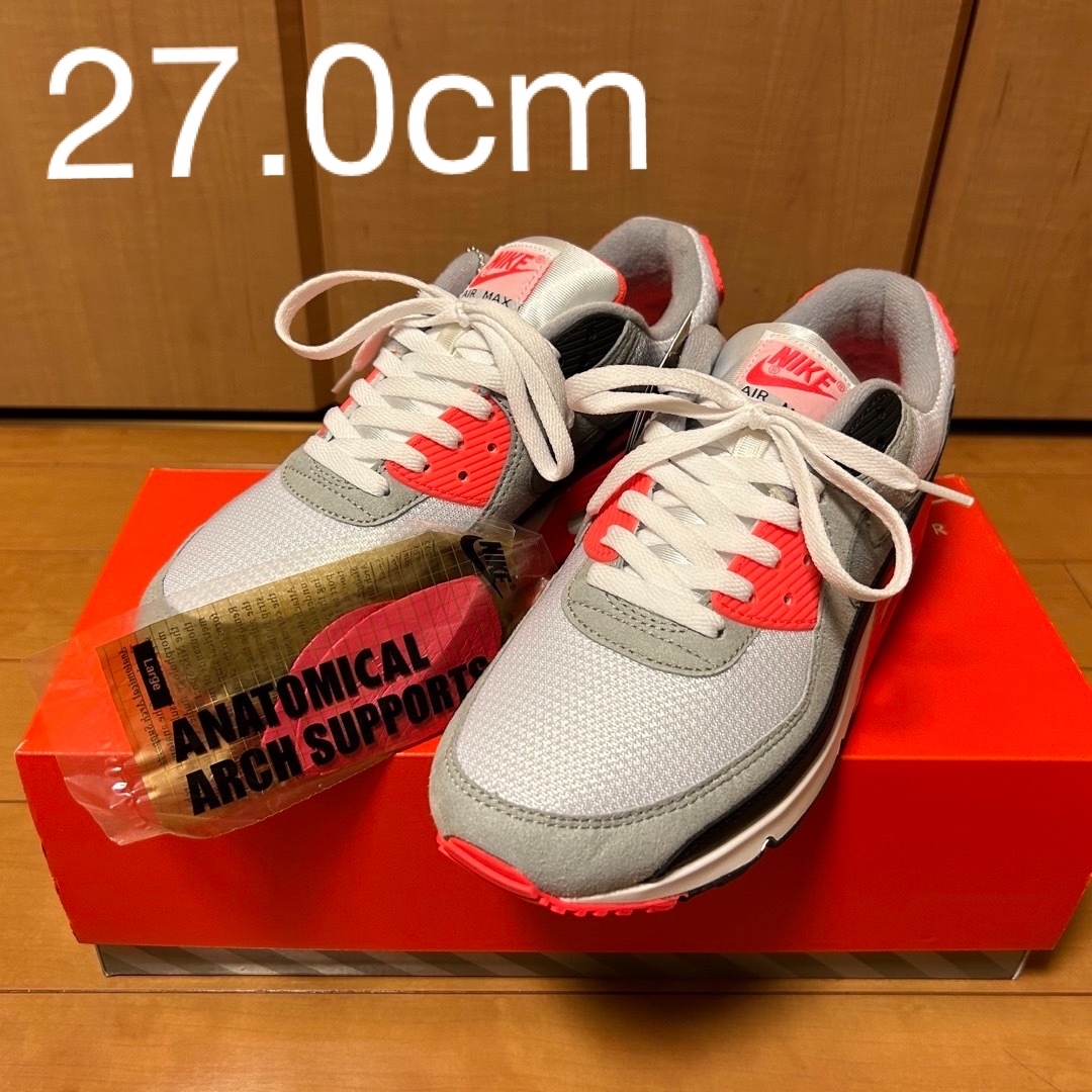 NIKE - 【新品未使用】NIKE AIR MAX 90 OG 27cm インフラレッドの通販