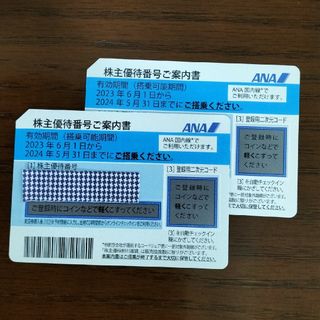 エーエヌエー(ゼンニッポンクウユ)(ANA(全日本空輸))の【2枚】ANA株主優待券(その他)