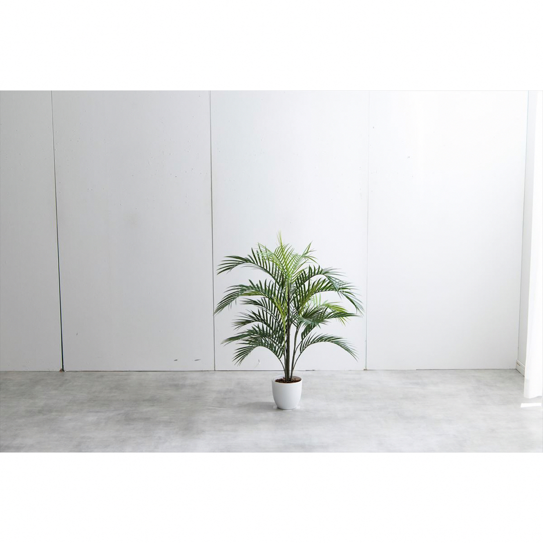 【送料無料】高さ95cm Nature 光触媒人工観葉植物　アレカヤシ家具