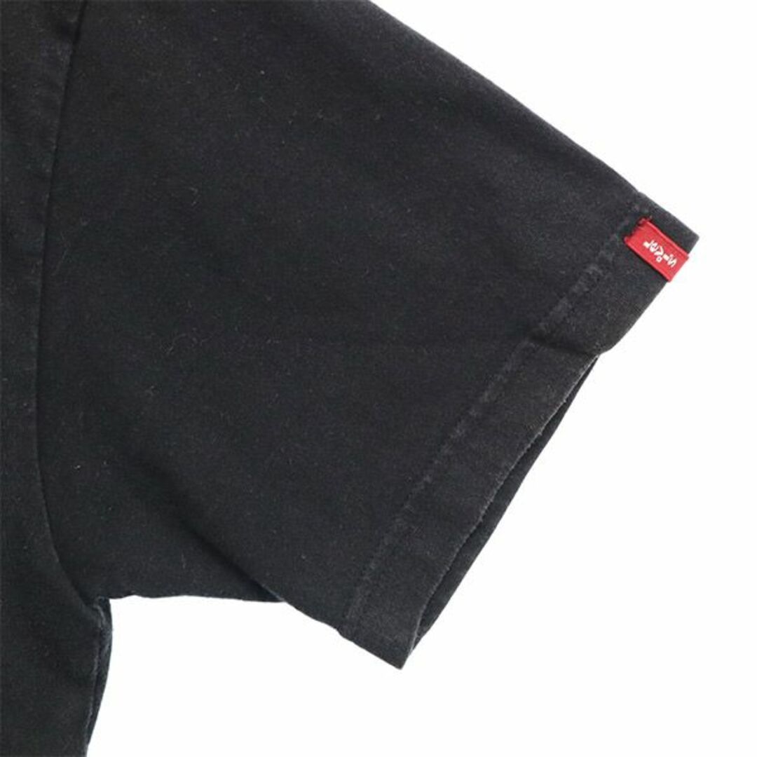 リーバイスレッドタブ プリント 半袖 Tシャツ L ブラック Levi's Red