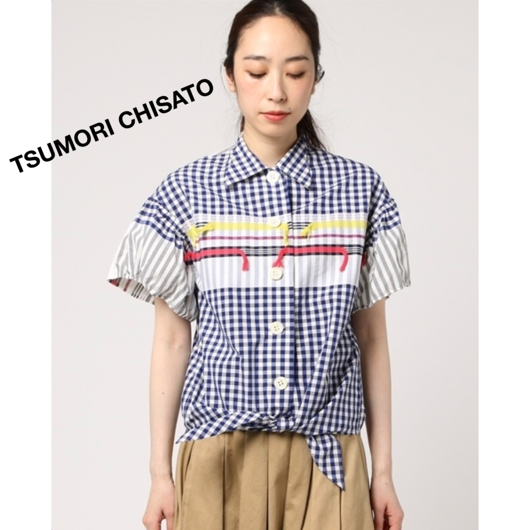 ツモリチサト TSUMORI CHISATO ハバナチェックシャツ