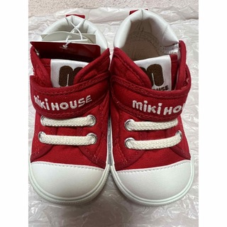 ミキハウス(mikihouse)の新品☆ミキハウス☆靴シューズ☆赤☆13cm☆(スニーカー)