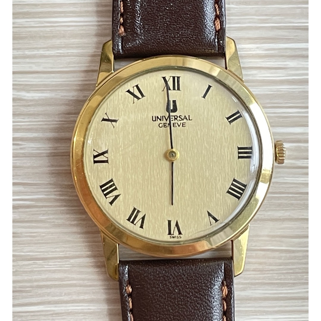 【人気 稼働品】UNIVERSAL GENEVE 手巻 時計