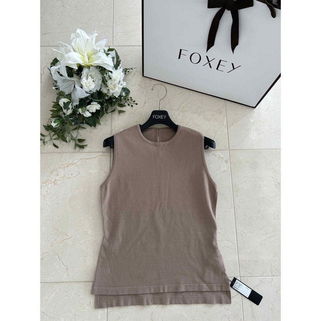 FOXEY - 【美品】FOXEY♡ノースリーブトップス♡38♡の通販 by ♡お値