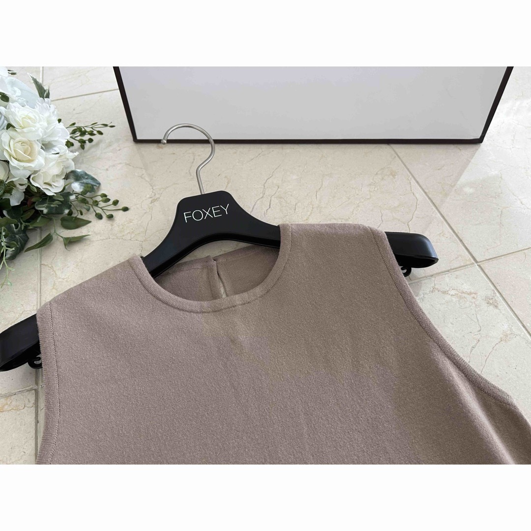 【美品】FOXEY♡ノースリーブトップス♡38♡