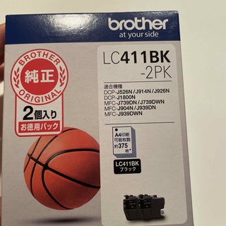 ブラザー(brother)のbrother プリンターインク ブラック LC411BK-2PK(その他)