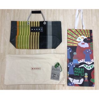 マルニ(Marni)のMARNI  ストライプバッグ ミニ(トートバッグ)