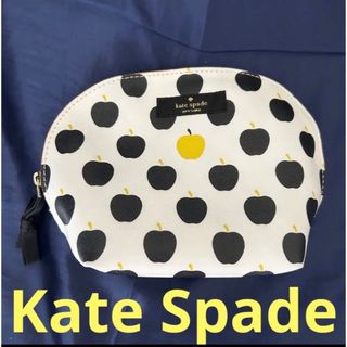 ケイトスペードニューヨーク(kate spade new york)の【美品・希少！】即完売　Kate Spade リンゴ柄ポーチ　ケイトスペード(ポーチ)