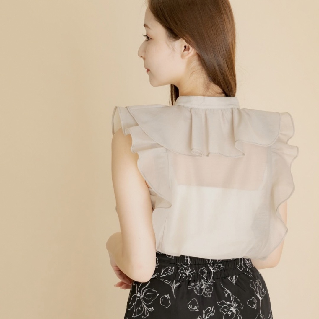 アーバンリサーチ  LAATO ORGANDY BLOUSE ブラウス