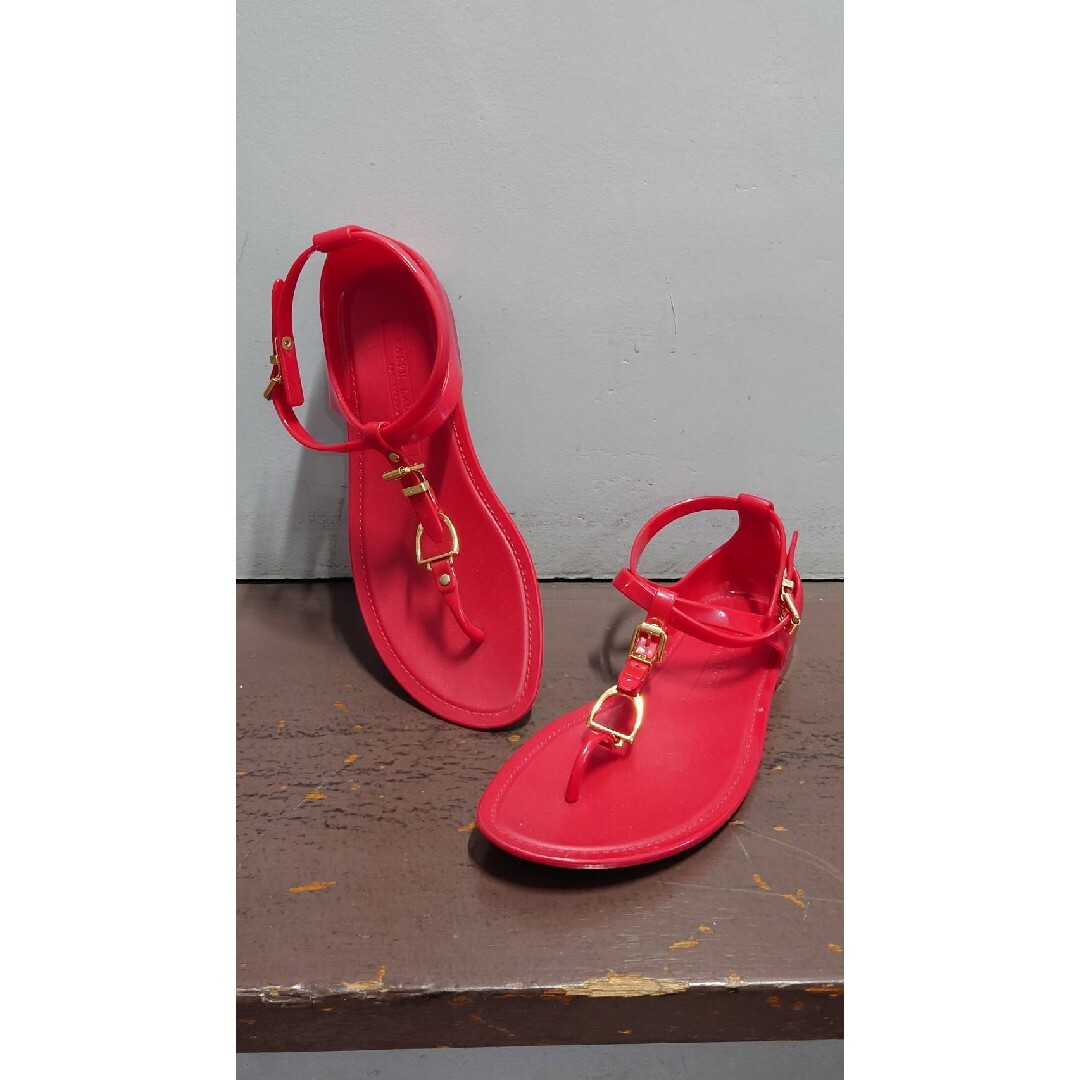 Ralph Lauren(ラルフローレン)のRALPH LAUREN COLLECTION イタリア製 ラバー サンダル レディースの靴/シューズ(サンダル)の商品写真