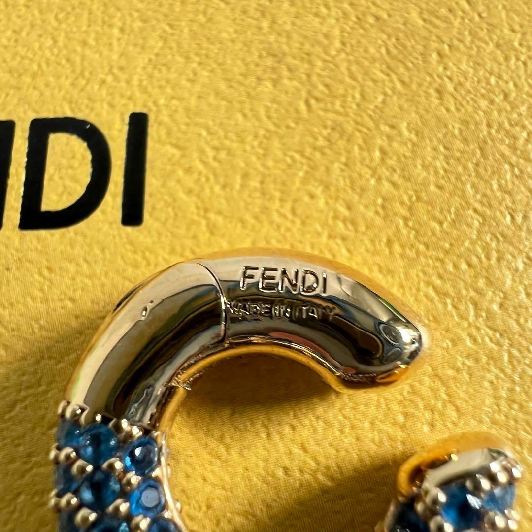 FENDI - 未使用 フェンディ FENDI クリスタル イヤーカフ FENDI - 未使用 フェンディ FENDI クリスタル イヤーカフ