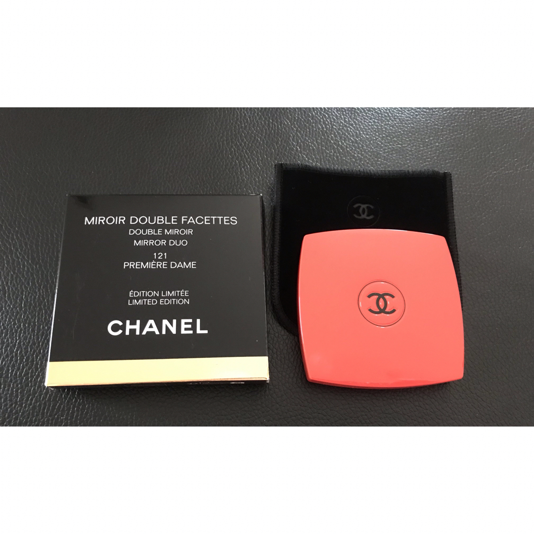 CHANEL 121 鏡　ミラー　シャネル　ドゥーブルファセットファッション小物