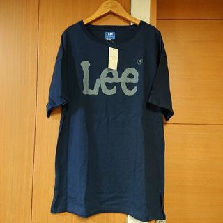 サマンサモスモス(SM2)のSM2 blue Lee BIGロゴTシャツ 新品 サマンサモスモスブルー(Tシャツ(半袖/袖なし))