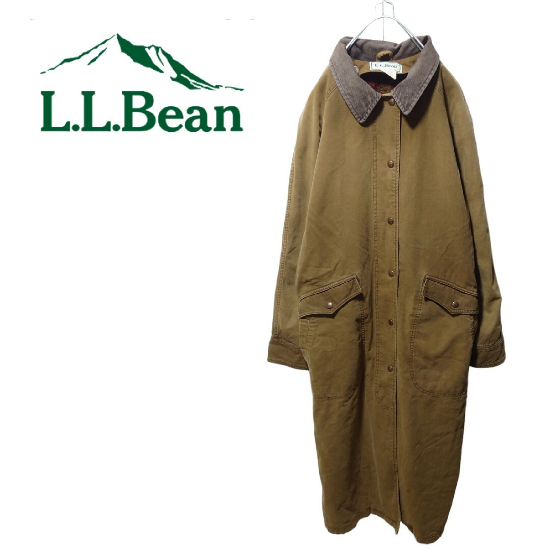【L.L.Bean】70〜80's 脱着 ボアライナー ロングコートA-1189