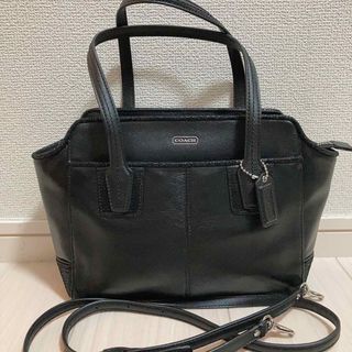 コーチ(COACH)の美品 COACH コーチ 2way ショルダーバッグ ハンドバッグ トートバッグ(ショルダーバッグ)