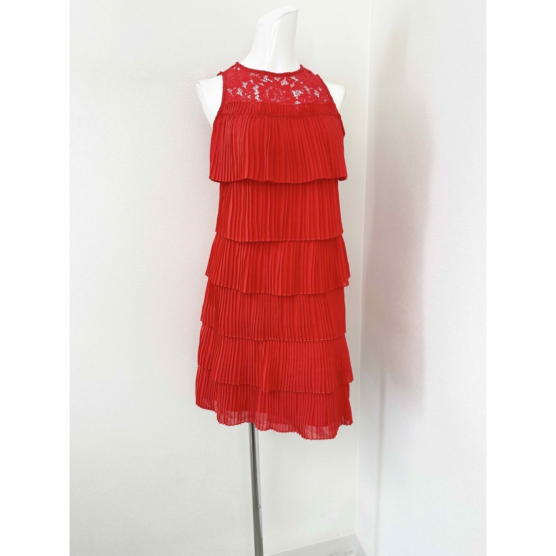 新品未使用 Little Mistress レースフレアミニドレス S
