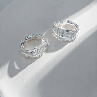 トゥデイフル(TODAYFUL)の【新品】layered style ring / silver(リング(指輪))