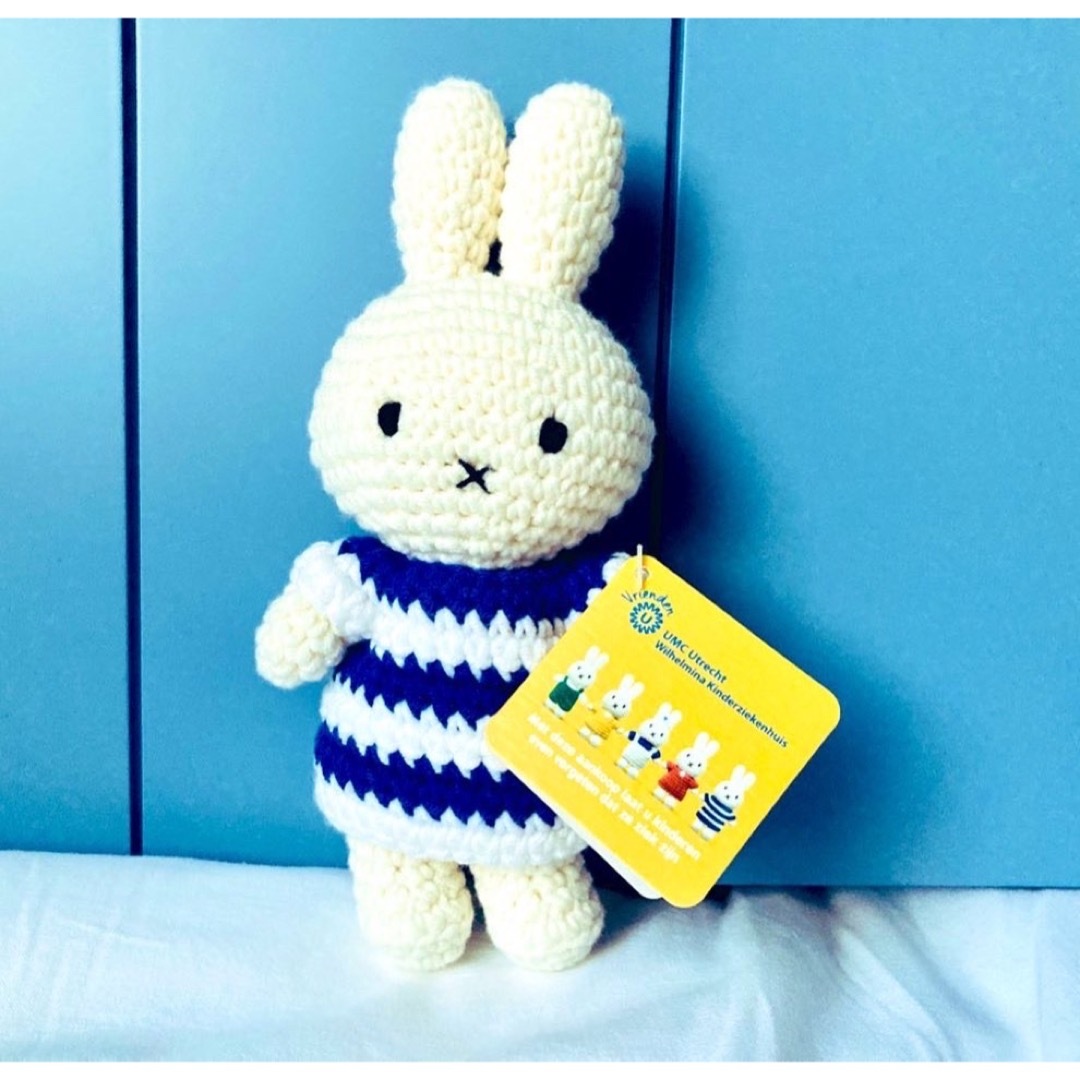 miffy justdutch suner border blue 19cm | フリマアプリ ラクマ