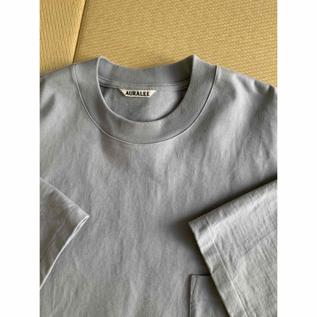 AURALEE(オーラリー)のオーラリー　スタンドアップ　tシャツ　4 メンズのトップス(Tシャツ/カットソー(半袖/袖なし))の商品写真
