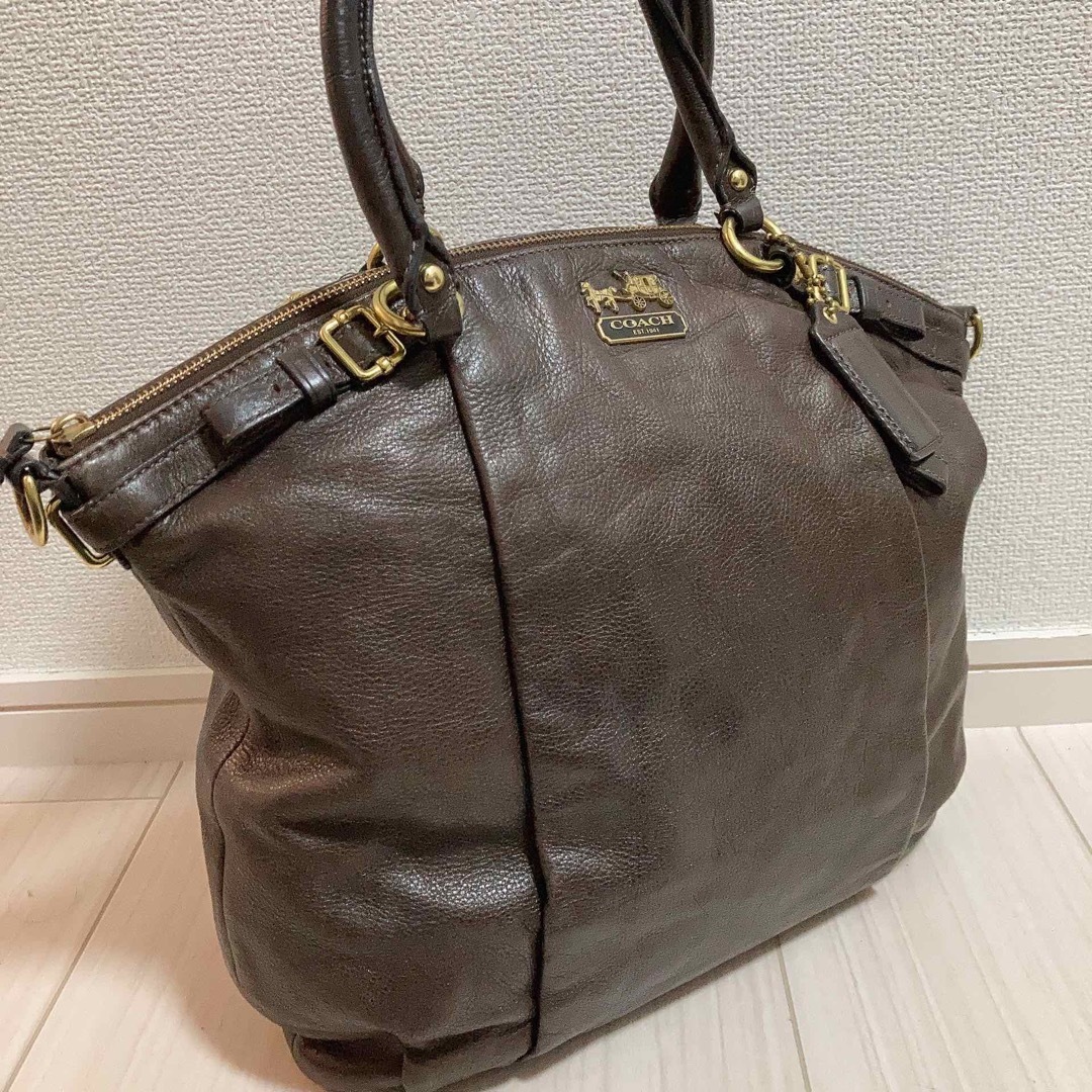 COACH コーチ 2way ショルダーバッグ トートバッグ ビジネスバッグ 1