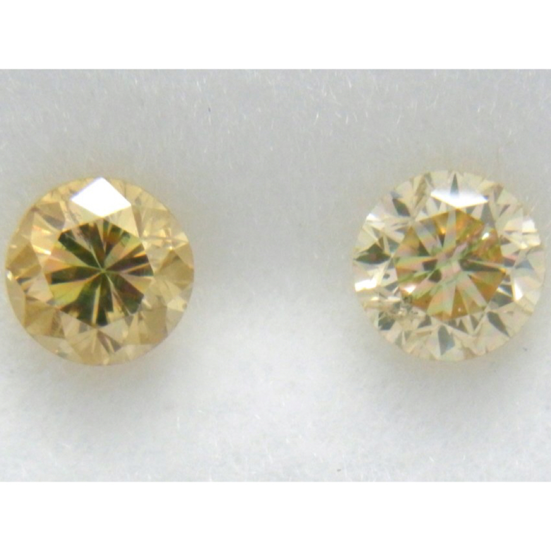 イエローカラー系 SIクラス 合計0.29ct 天然ダイヤルース | mdh