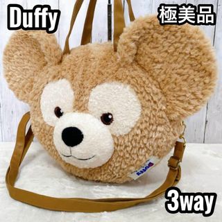 ディズニー(Disney)の【極美品☆公式】 ディズニーシー ダッフィー 3way フェイス トートバッグ(キャラクターグッズ)