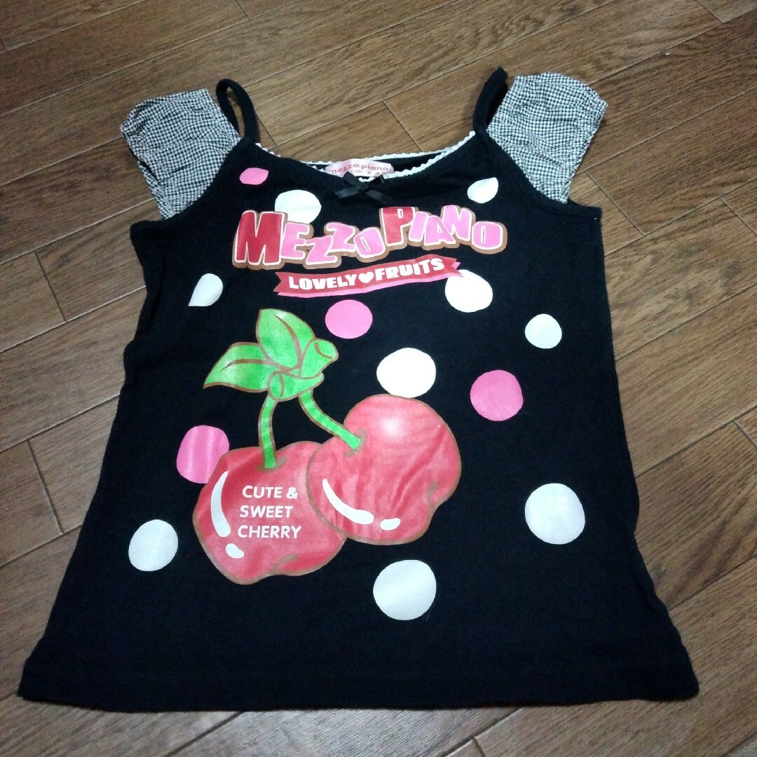 mezzo piano junior(メゾピアノジュニア)のMezzoPianoJunior　🍒トップス　160 キッズ/ベビー/マタニティのキッズ服女の子用(90cm~)(Tシャツ/カットソー)の商品写真