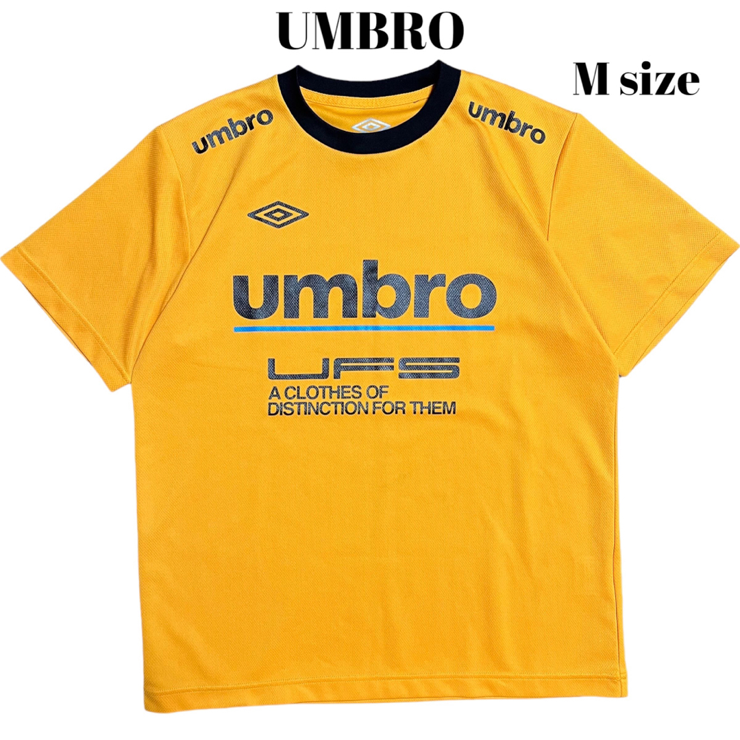 UMBRO ゲームシャツ リンガーT イエロー×ブラック Y2K