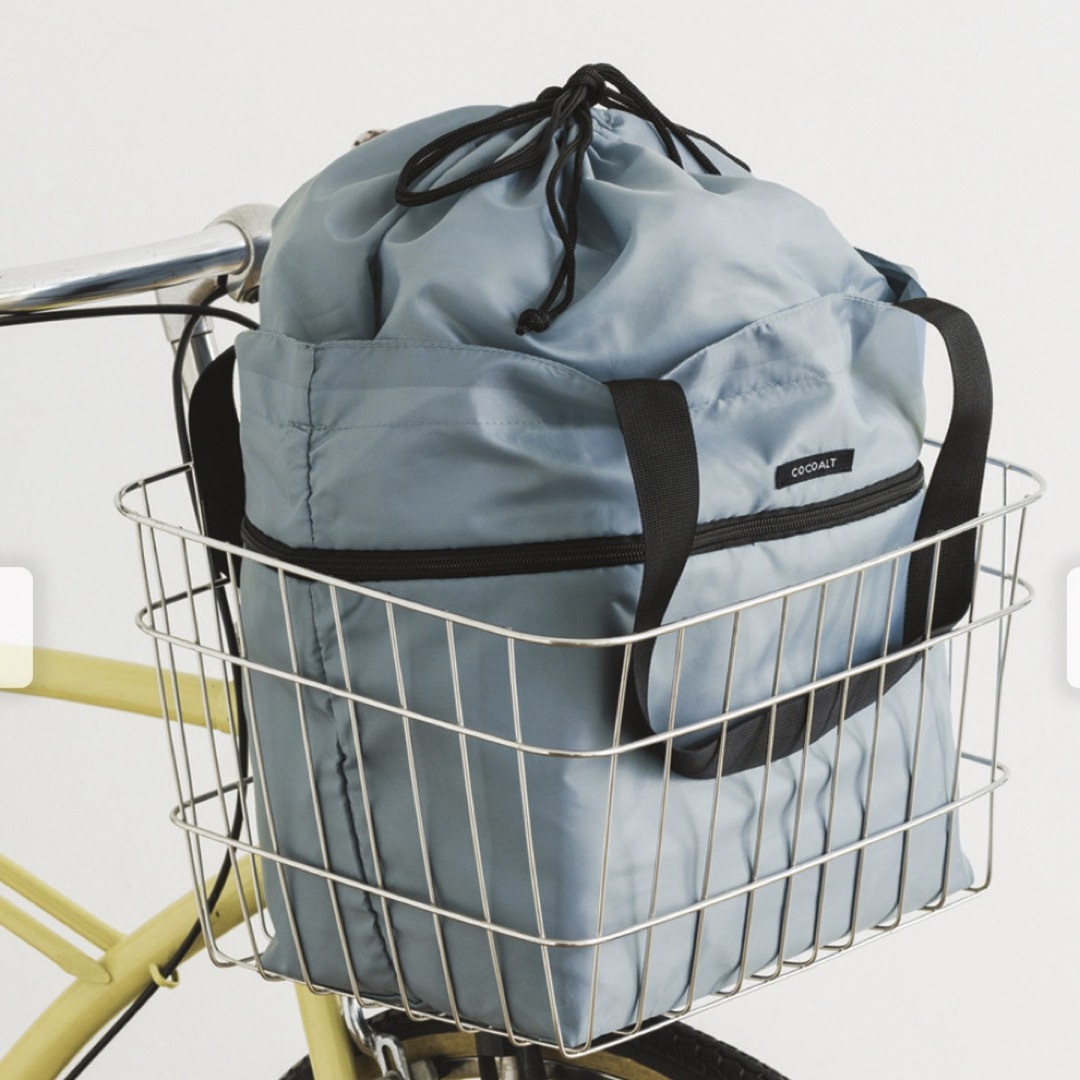 まりっち様★専用 前かごフィット 保冷拡張エコバッグ コンパクト トートバッグ