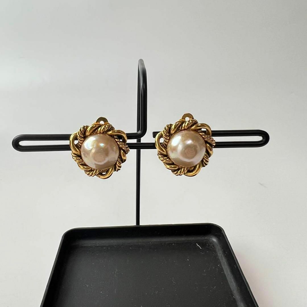 CHANEL - 美品 シャネル CHANEL フェイクパール イヤリング ビンテージ