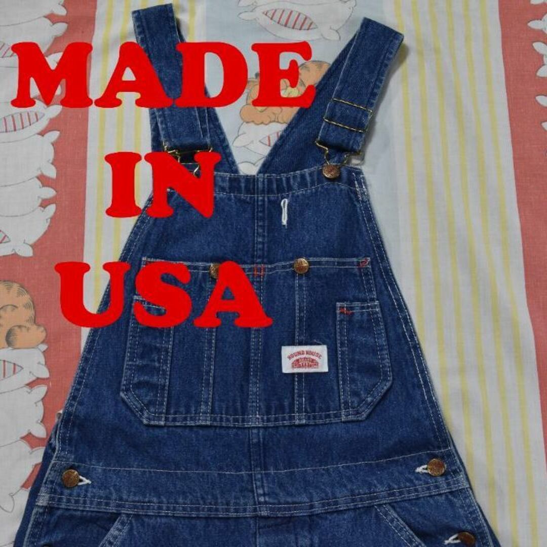 ROUND HOUSE オーバーオール サイズ36MADE IN USA www.withmandy.com