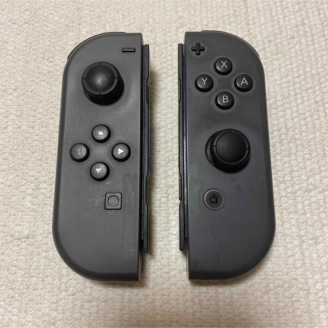 Switch スイッチ　L Rジョイコン　コントローラー左右　グレー　ジャンク品 | フリマアプリ ラクマ