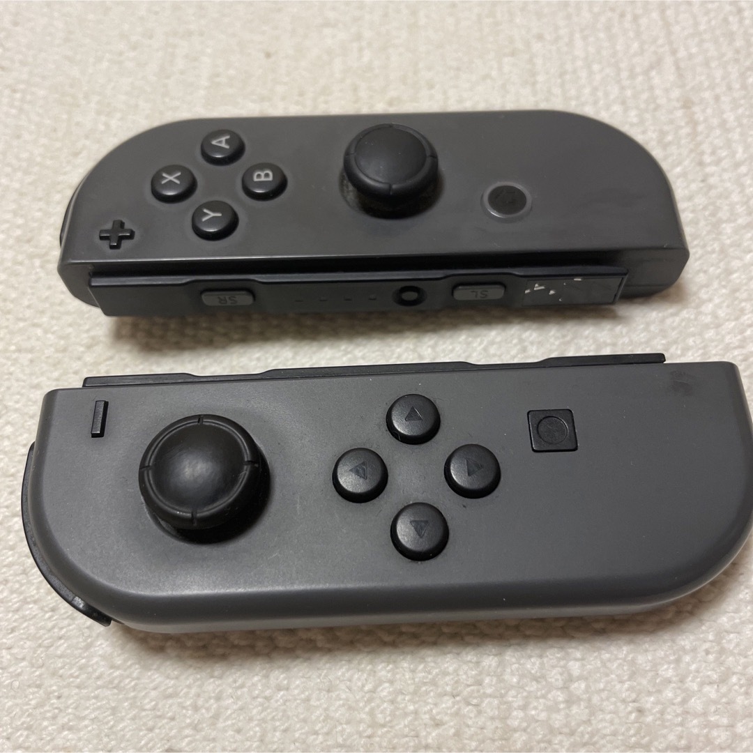Switch スイッチ　L Rジョイコン　コントローラー左右　グレー　ジャンク品
