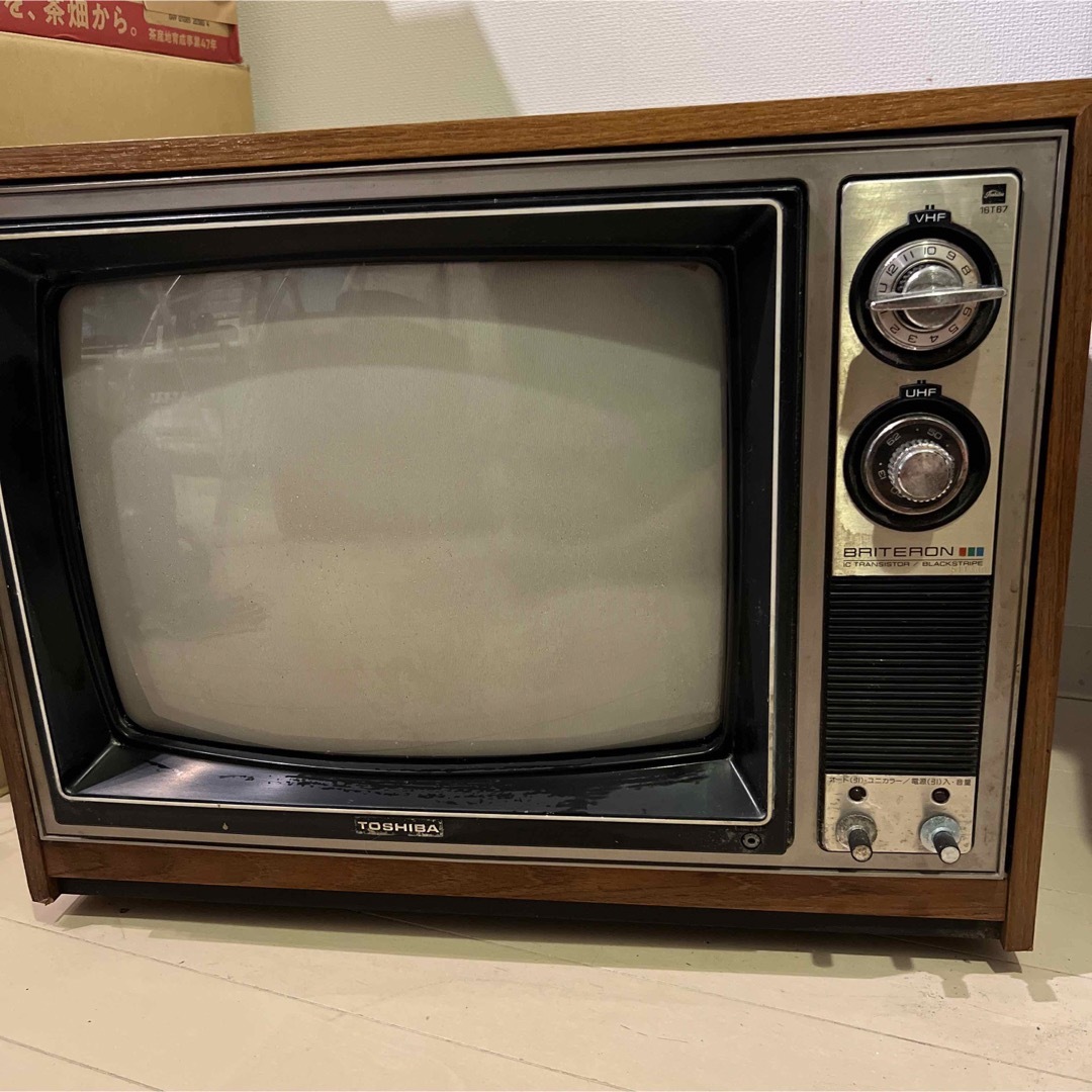 レトロテレビ　東芝　ジャンク品