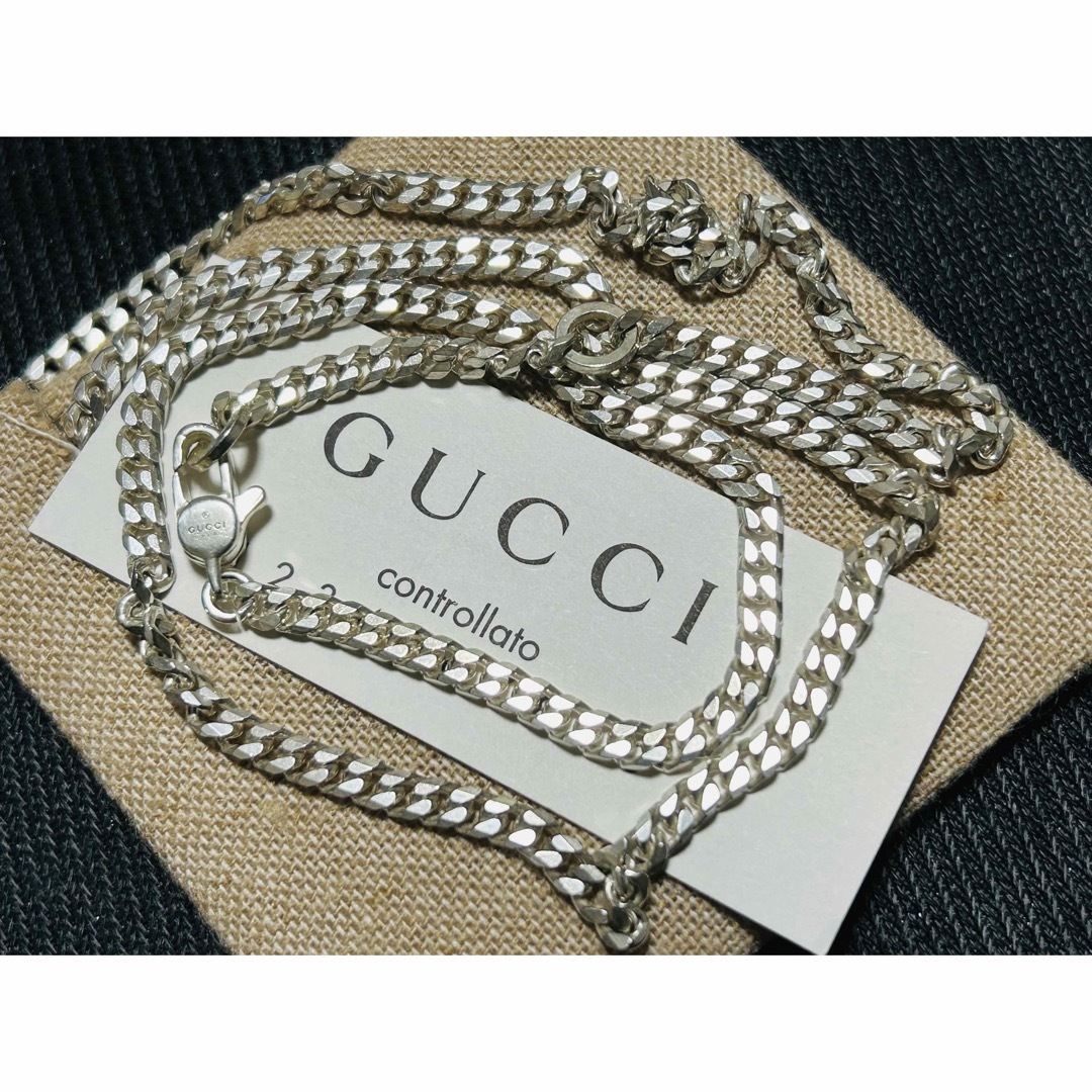 Gucci(グッチ)のGUCCI 中太喜平チェーンネックレス レディースのアクセサリー(ネックレス)の商品写真