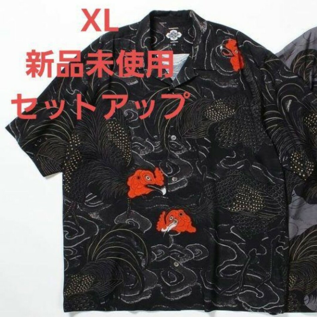 全国無料得価 WACKO MARIA - GAKKIN × BUDSPOOL 軍鶏 シャツ 舐達麻の
