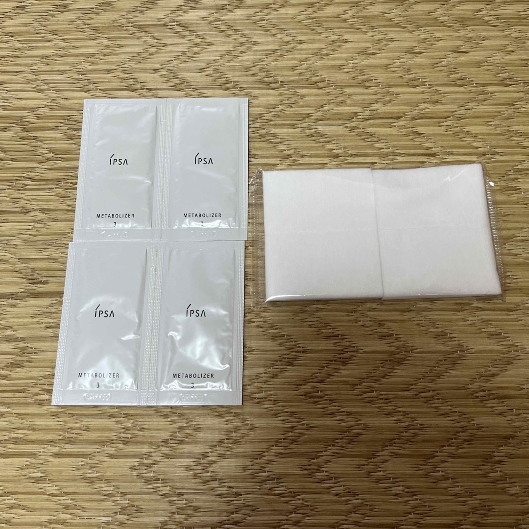 IPSA(イプサ)の【新品】イプサ IPSA ME3 化粧液 サンプル 2ml&シルクコットンセット コスメ/美容のキット/セット(サンプル/トライアルキット)の商品写真