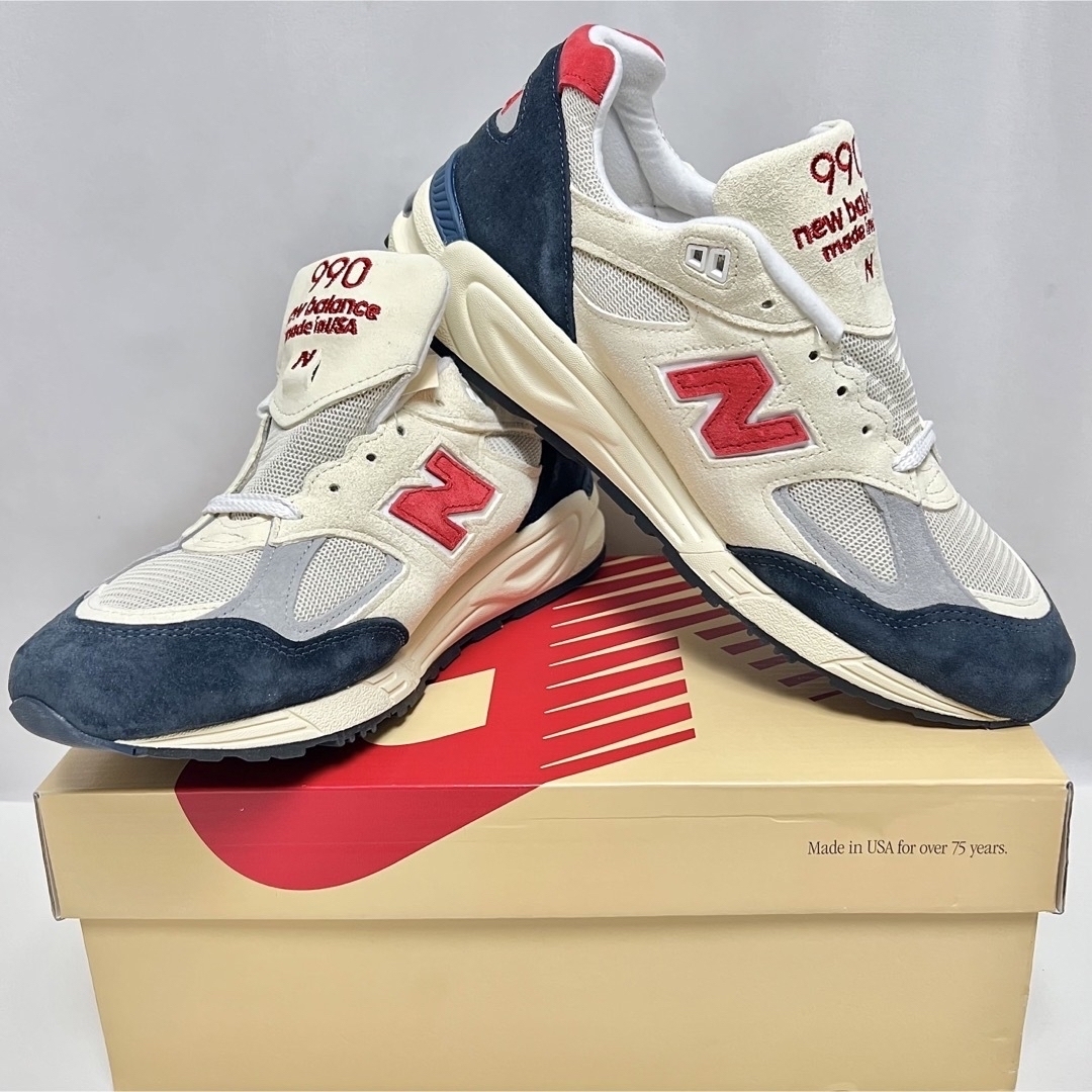 New Balance(ニューバランス)の28.5 新品 USA製 ニューバランス 990 V2 スニーカー アメリカ メンズの靴/シューズ(スニーカー)の商品写真